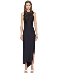 Coperni - Asymmetric Flower Maxi Dress - Lyst