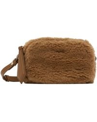 Max Mara - Brown Teddy Fabric Belt Bag - Lyst