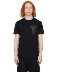 Moschino - Black Bonded T-shirt - Lyst