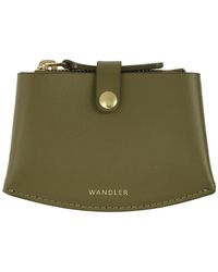 Wandler Corsa Leather Cardholder - Green