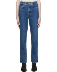 Agolde - Blue High Rise Stovepipe Jeans - Lyst