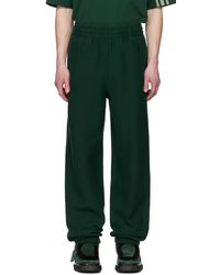 Burberry - Pantalon de survêtement vert à cordon coulissant - Lyst