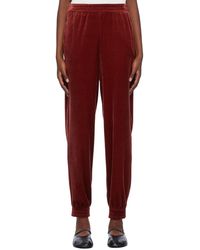 Max Mara - Burgundy Two-pocket Lounge Pants - Lyst