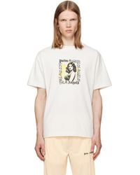 Palm Angels - Off- Pinup Regular T-Shirt - Lyst