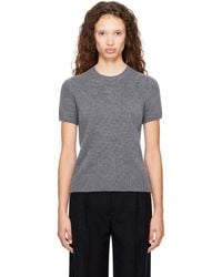 DUNST - Half Sleeve Knit Top - Lyst
