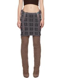Isa Boulder - Ssense Exclusive Expandable Miniskirt - Lyst