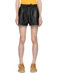 Nanushka - Amil Vegan Leather Shorts - Lyst