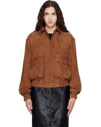 Arma - Halti Suede Bomber Jacket - Lyst
