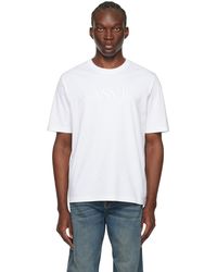 Lanvin - T-shirt surdimensionné blanc - Lyst