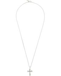 Emanuele Bicocchi - Rose Cross Necklace - Lyst