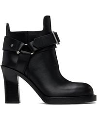 Burberry - Leather Stirrup Low Boots - Lyst