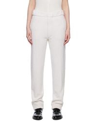 Zegna - Off-white joggers Trousers - Lyst
