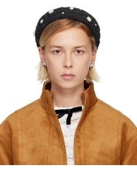 ShuShu/Tong ブラック Yvminエディション Zircon Floral カチューシャ