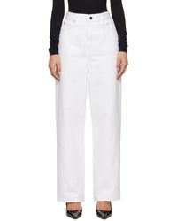 Wardrobe NYC - Jean blanc à taille basse - Lyst
