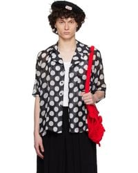 Charles Jeffrey - ブラック＆オフホワイト 水玉 シャツ - Lyst