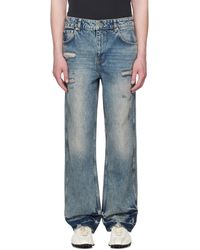 Represent - R3 Distressed Baggy Denim Jeans - Lyst