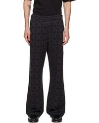 Marine Serre - Moonogram Flocked Fleece Sweatpants - Lyst