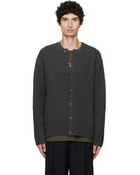 Helmut Lang - Rib Crew Cardigan - Lyst