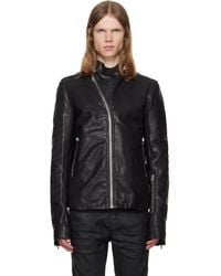 Rick Owens - Tower Release Leather Jacket - Lyst