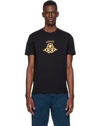 Versace - Printed Cotton-Jersey Slim T-Shirt - Lyst