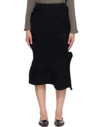 Issey Miyake - Kone Kone Midi Skirt - Lyst