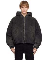 WOOYOUNGMI - Denim Hooded Jacket - Lyst