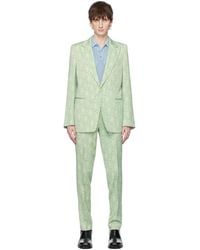 Dries Van Noten - Green Slim Fit Suit - Lyst