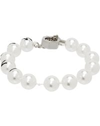 Marni - Faux-Pearls & Metal Bracelet - Lyst