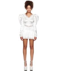 Im Sorry by Petra Collins - Ssense Exclusive Off- Mimi Wade Edition Wedding Minidress - Lyst