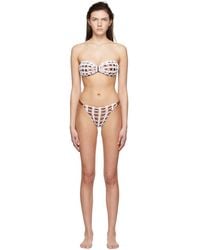 DIOTIMA - Ssense Exclusive Tan Nylon Bikini - Lyst