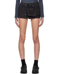 Hyein Seo - Patchwork Waist Bag Miniskirt - Lyst