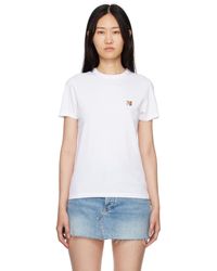Maison Kitsuné - White Fox Head Patch Classic T-shirt - Lyst