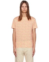 Versace - Pink Allover T-shirt - Lyst