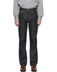 Uniform Bridge - Indigo 5-pocket Jeans - Lyst
