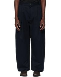 Studio Nicholson - Sorte Trousers - Lyst