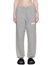 MM6 by Maison Margiela - Unbrushed Cotton Sweatpants - Lyst