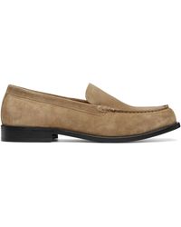 A.P.C. - Flâneurs Beiges En Suède - Lyst