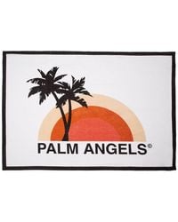Palm Angels White Sunset Towel