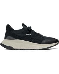 BOSS - Ttnm Evo Knitted Sneakers - Lyst