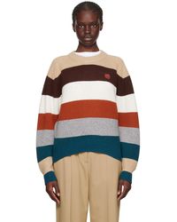 Maison Kitsuné - Multicolor Bold Fox Head Sweater - Lyst