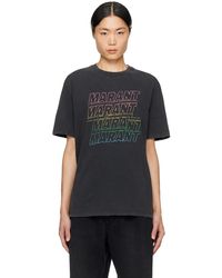 Isabel Marant - T-shirt hugo noir - Lyst