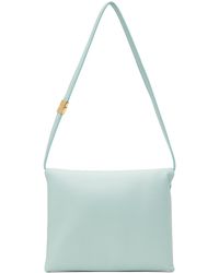 Marni - Sac prisma bleu en cuir - Lyst