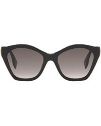 Fendi - Lettering Sunglasses - Lyst