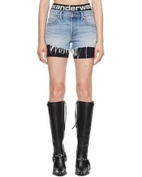 Alexander Wang - Pre-Styled Relaxed Logo Bike Shorts - Lyst