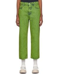 Marni - Green Five-pocket Jeans - Lyst