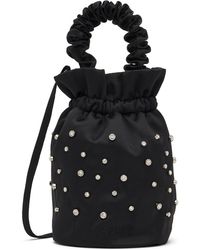 Ganni - Mini sac à bandoulière de style pochette noir - Lyst