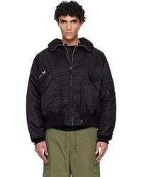 WTAPS - Drab Es Bomber Jacket - Lyst