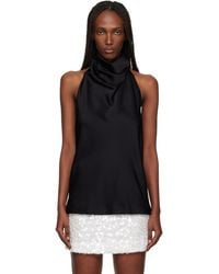 Stella McCartney - Satin Halterneck Top - Lyst