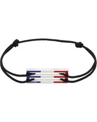 Le Gramme - ブラック Lacquered Cord 'Le 2.5G' ブレスレット - Lyst