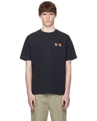 Maison Kitsuné - Double Bold Fox Head Comfort T-Shirt - Lyst